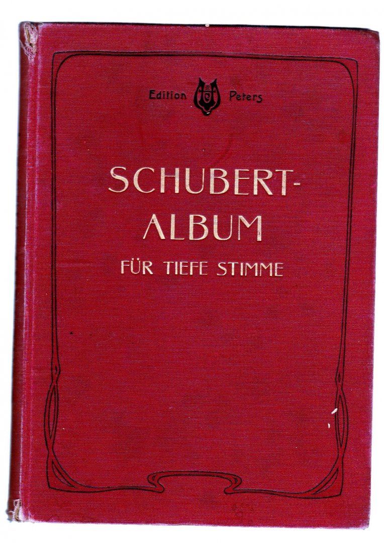 Schubert, Franz, Sheet Music voor piano - Schubert Album