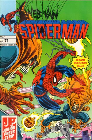 Junior Press - Web van Spiderman 071, De Naam van de Roos 3, zeer goede staat