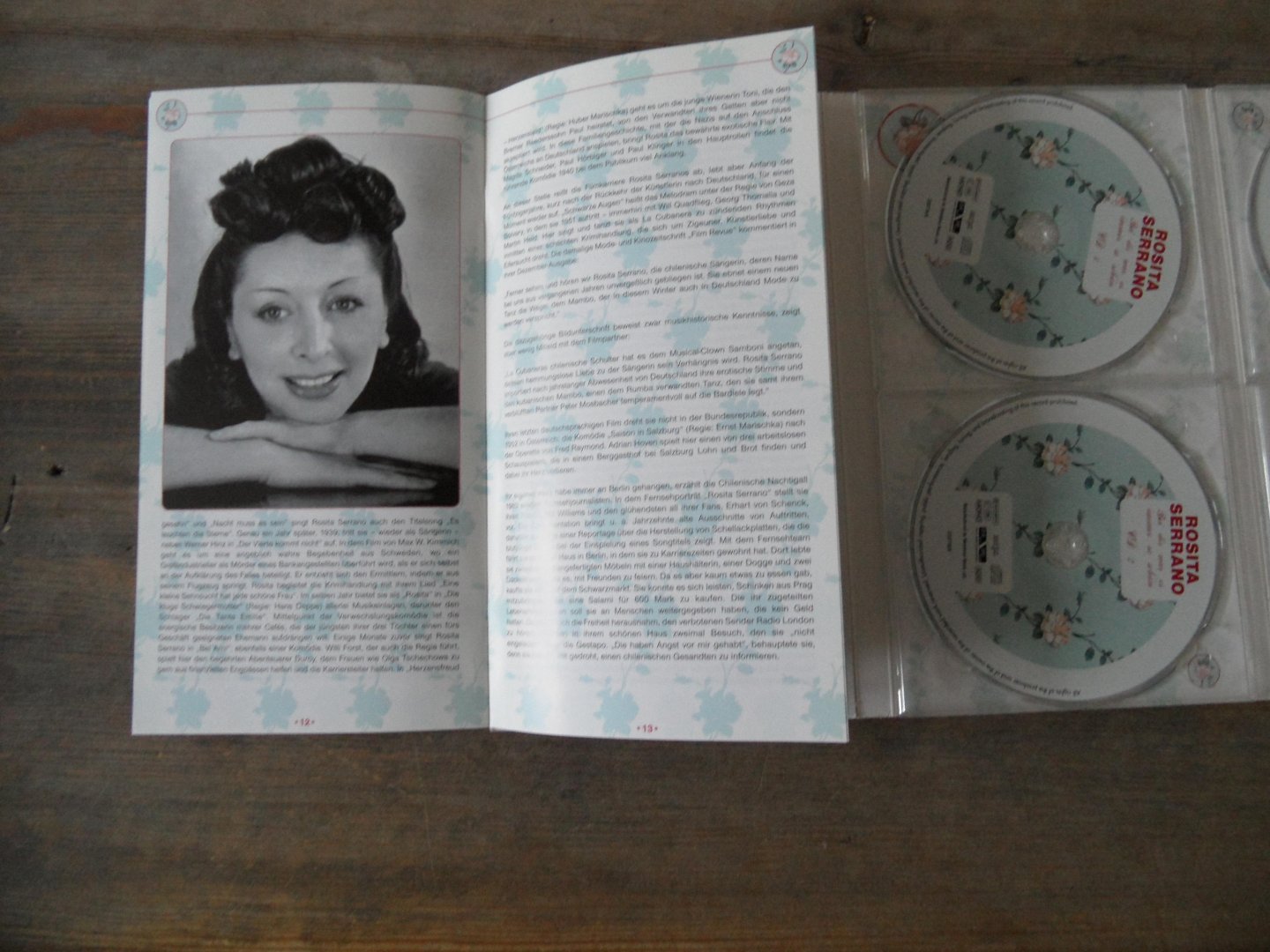 Membran Music - Rosita Serrano - Bei dir war es immer schön 4 CD-set mit 20-seitigen Buch