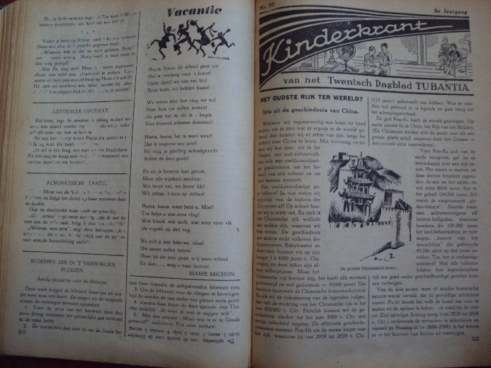 divers - KINDERKRANT van het TWENTSCHE DAGBLAD TRUBANTIA (Twentse)