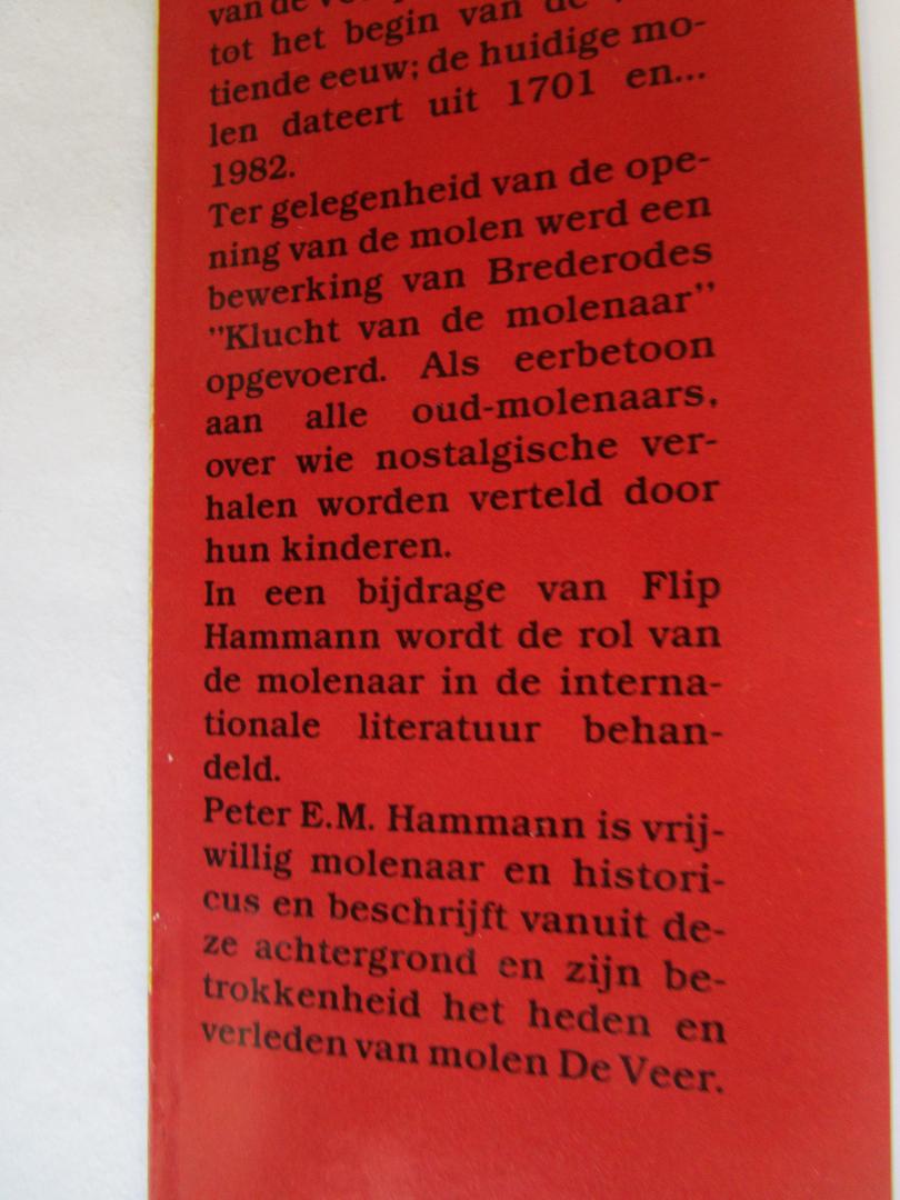 Hammann, Peter E.M. - 01 HAARLEMSE MINIATUREN; Molen De Veer