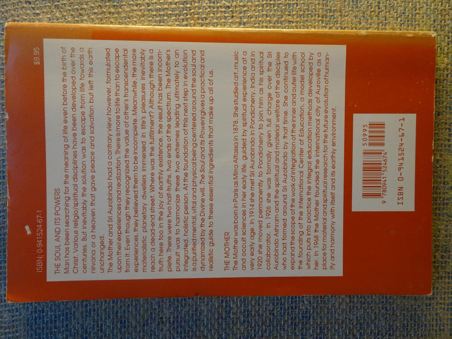 The Mother / Wayne Bloomquist (comp.) - THE SOUL AND ITS POWERS