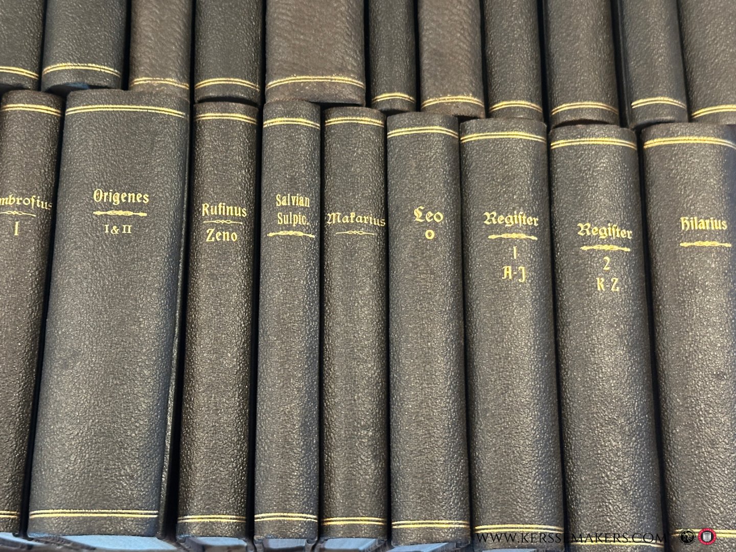 Gallhofer, Valentin / Widén, M. M. / Reichmann, J. / Möhler, J. (Hrsg.). - Bibliothek der Kirchenväter. Auswahl der vorzüglichsten patristischen Werke in deutscher Übersetzung. [63 volumes of the series].