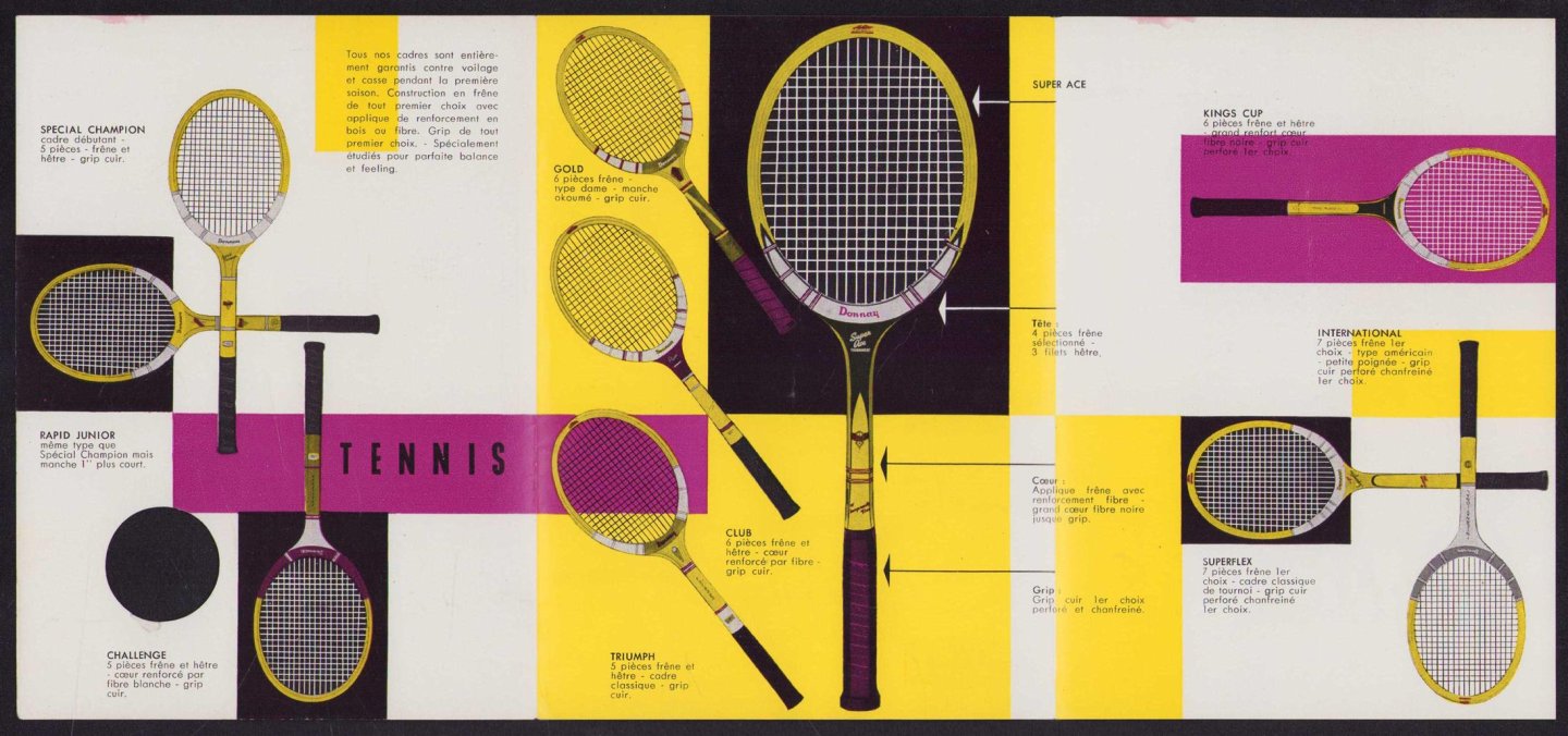 n.n - (BEDRIJF CATALOGUS - TRADE CATALOGUE) Donnay - Tennis - badminton