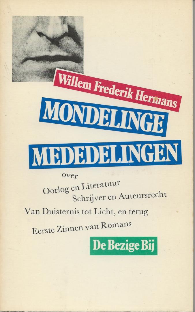 Hermans, Willem Frederik - Mondelinge Mededelingen