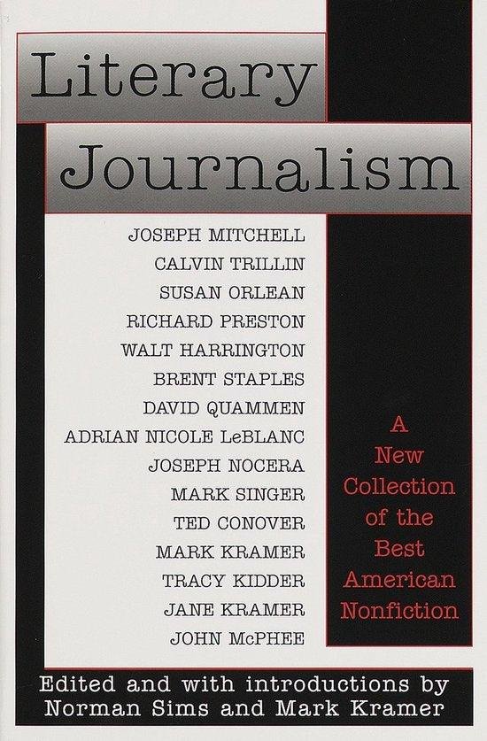 Norman Sims - Literary Journalism