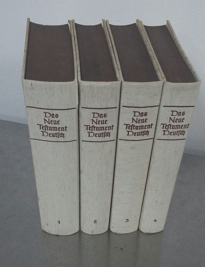 Friedrich, Gerhard - Das Neue Testament Deutsch. 1-4. Gedeeltelijk in fraktur