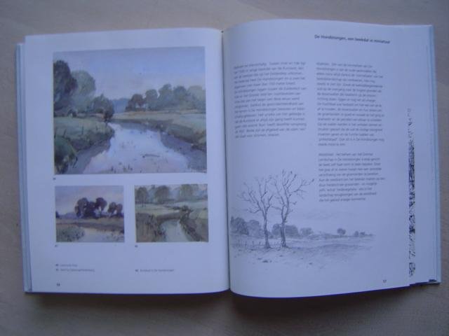 Boivin - Drentse landschap tekenend / druk 1