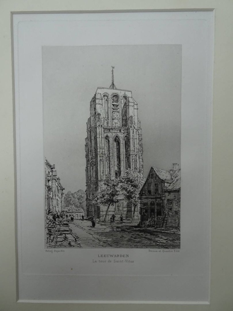 Leeuwarden. - Leeuwarden. La tour de Saint-Vitus.