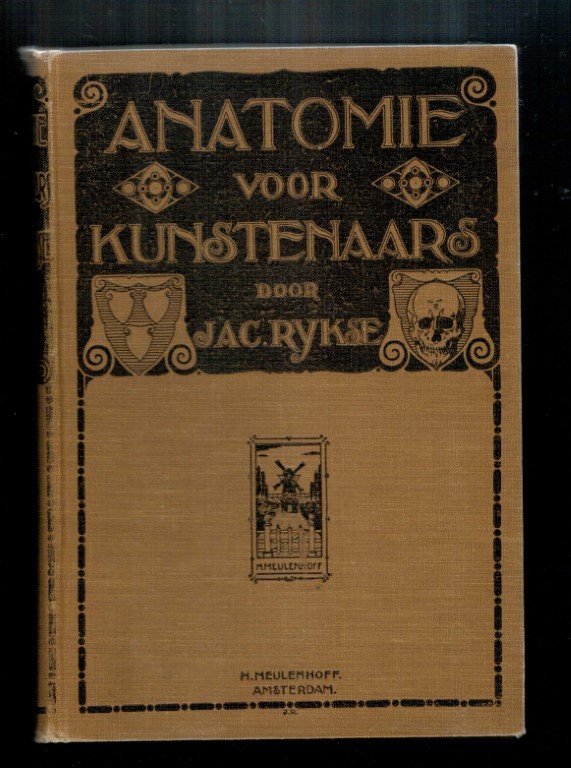 Rykse, Jac. - anatomie voor kunstenaars met tal van illustraties en 63 platen buiten tekst