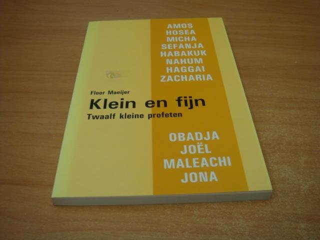 Maeijer, Floor - Klein en fijn - twaalf kleine profeten