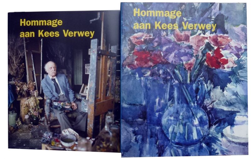 Ed Wingen,Hans Gobes en Ruud Lapre. - Hommage aan Kees Verwey.