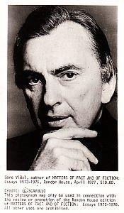 VIDAL, Gore - Original press photo.