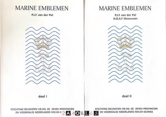P.J.F. Van der Pol, N.G.A.F. Meeuwsen - Marine Emblemen, 2 delen