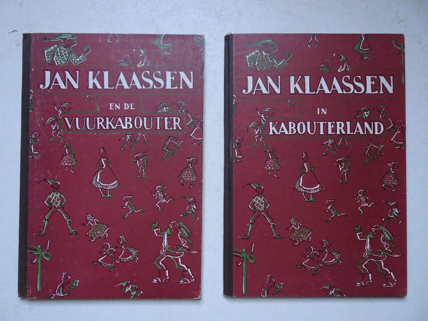 Klenke, Hester & Toos Koedam. - Jan Klaassen en Katrijn in Kabouterland/ Jan Klaassen en de Vuurkabouter. 2 delen.