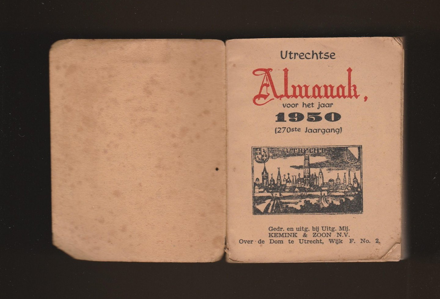  - Utrechtsche Almanak voor het jaar 1950