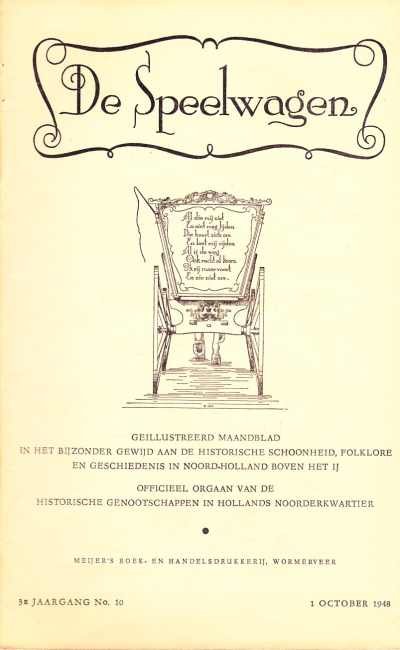 Meijers - De Speelwagen 3e Jaargang No. 10 1 Oktober 1948