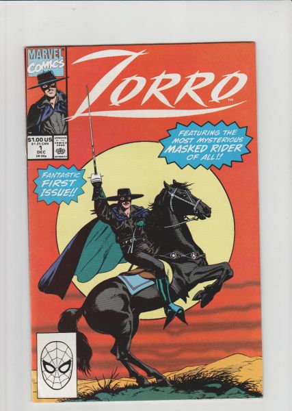  - Zorro marvel comics 1 december 1990