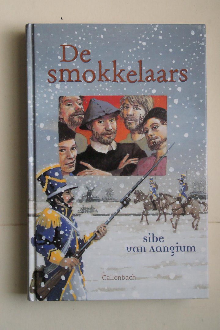 Aangium, Sibe van - 2 boeken samen: DE SMOKKELAARS  met illustraties van Dirk van der Maat   &  DE WATERGEUS