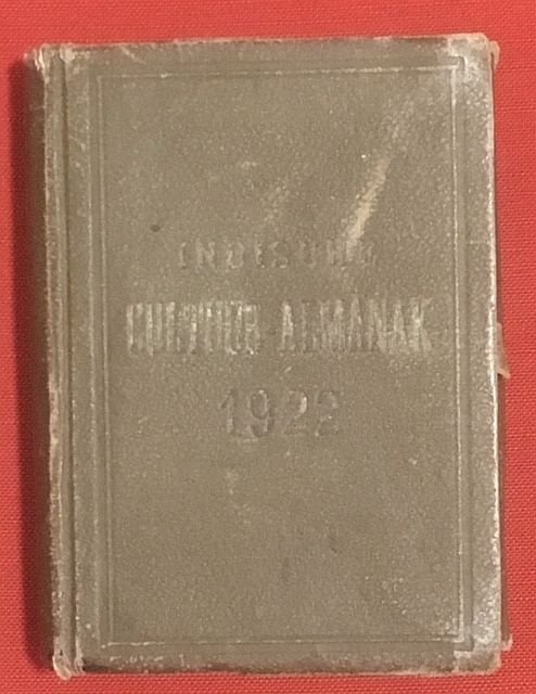 Berkhout, A.H. (s) - Indische cultuur-almanak (met supplement) voor 1922