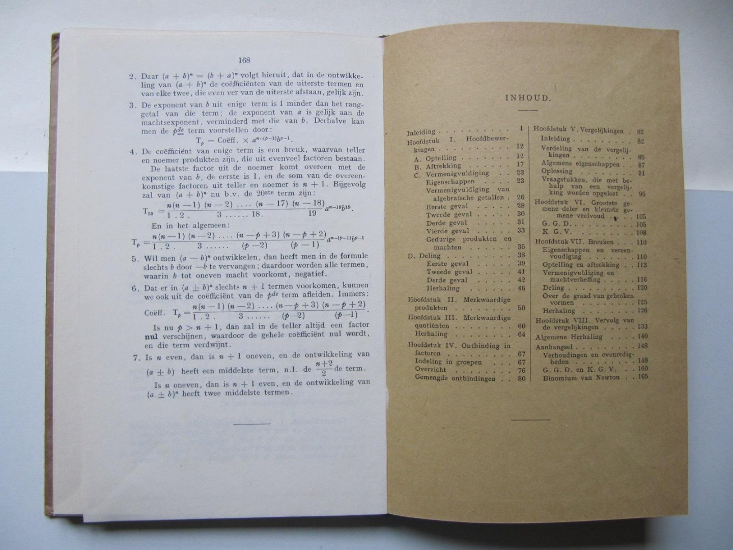 Derksen en De Laive - Leerboek der Algebra met vraagstukken