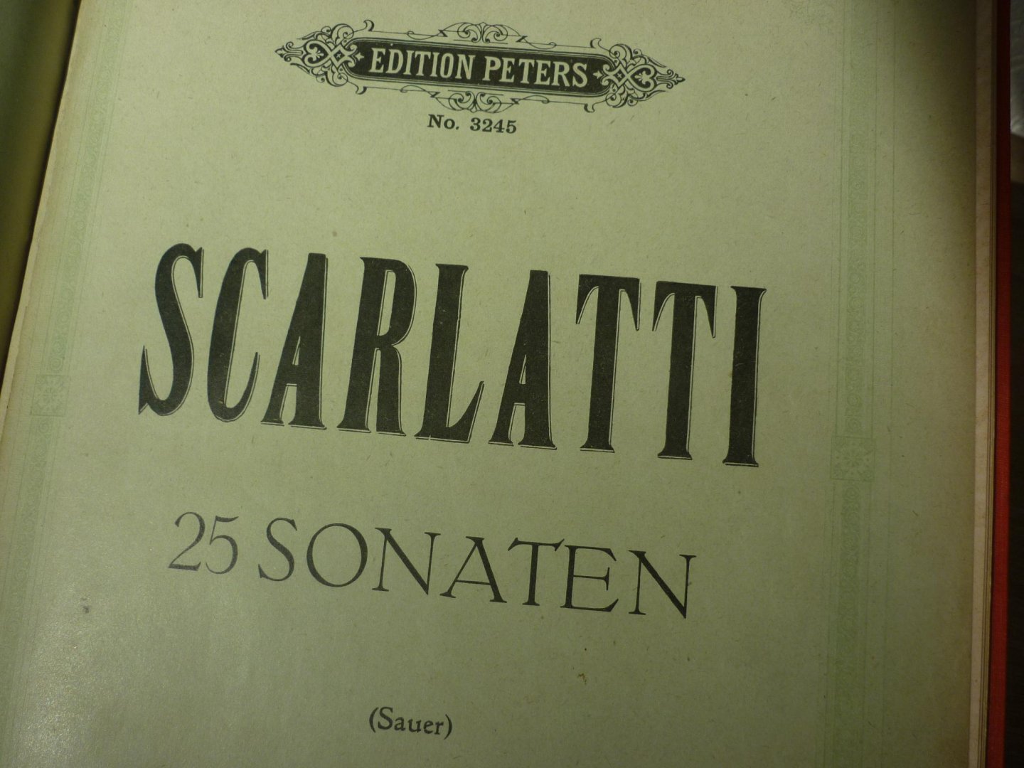 Scarlatti; Domenico (1685–1757) - Verzamelalbum  Achtzehn ausgewahlte klavierstucke / Pastorale und Capriccio / 25 Sonaten