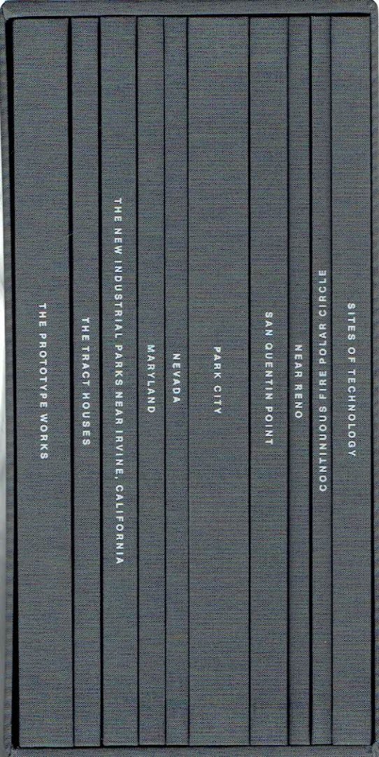 BALTZ, Lewis - Lewis Baltz - Works - Limited edition of 1100 boxed sets signed and numbered by Lewis Baltz - [No. 229/1100] - Boxed 10 volume-set + Candlestick Point + Lewis Baltz Texts & Lewis Baltz - The Last Interview.