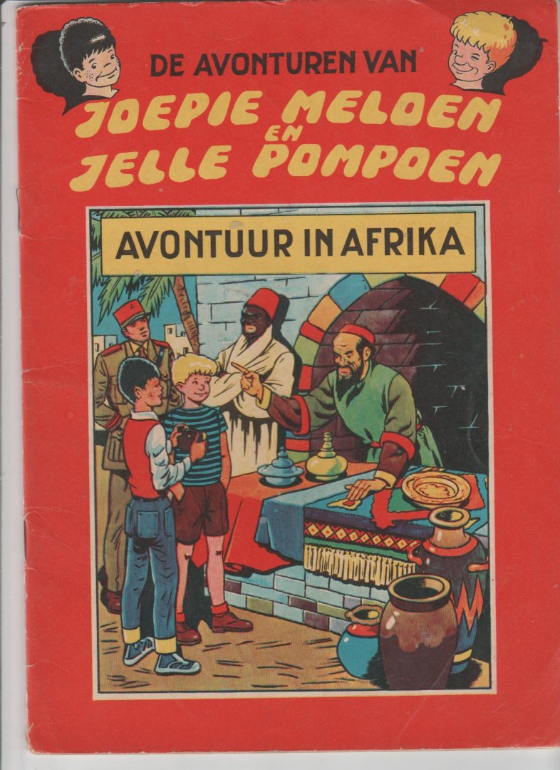  - Joepie Meloen en Jelle Pompoen  deel 3 avontuur in Afrika