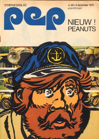 Diverse tekenaars - PEP 1970 nr. 49, stripweekblad, 5 december 1970 met o.a. DIVERSE STRIPS (ASTERIX/PRINS VALIANT/RIK RINGERS/MICK TANGY/LUCKY LUKE )/JETHRO TULL (2 p.)/GAELIC GAMES (2p.)/  ROB PALLAND (COVER TEKENING), goede staat (letter op voorkant geschreven)