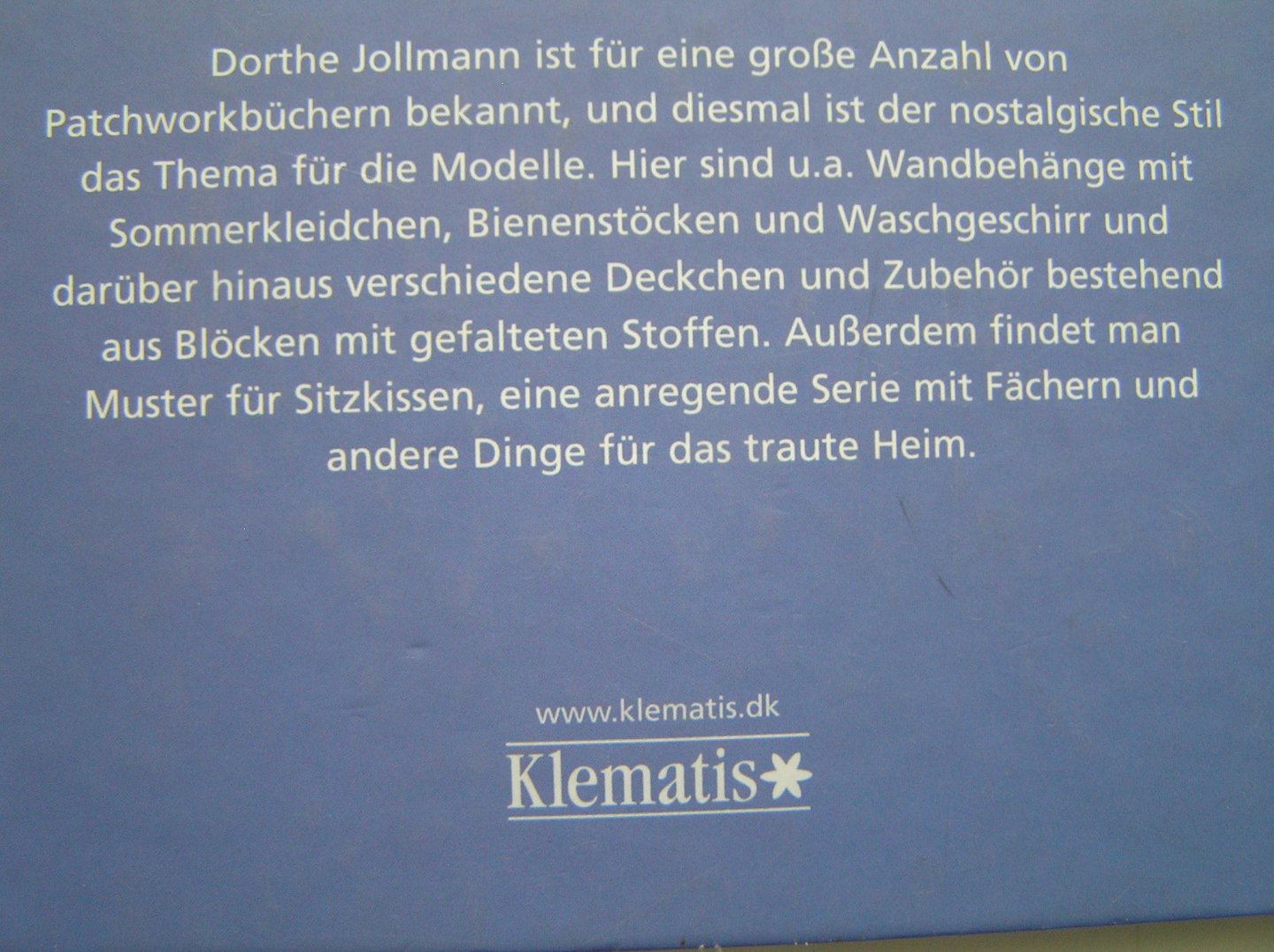 Jollmann Dorthe - Patchwork Nostalgie