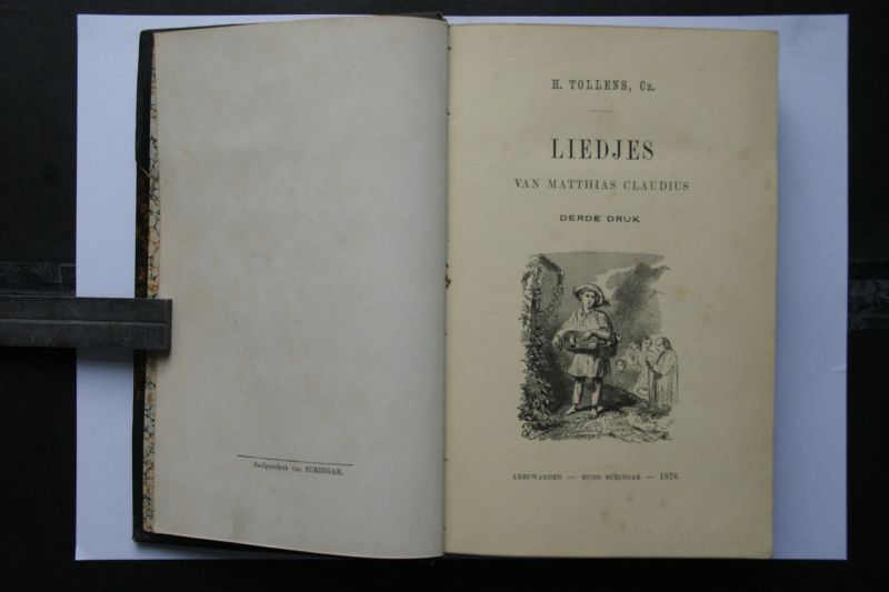 H. Tollens - Complete dichtwerken:  Gezamenlijke Dichtwerken   9 delen in 3 uniforme banden met 3 gravures