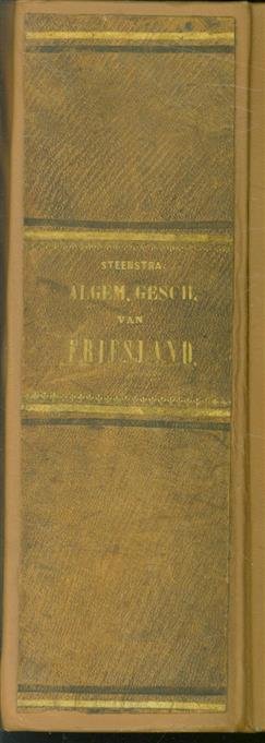 Steenstra, H.W. - Algemeene geschiedenis van Friesland, een volksleesboek ( 2 delen ingebonden in 1 band )