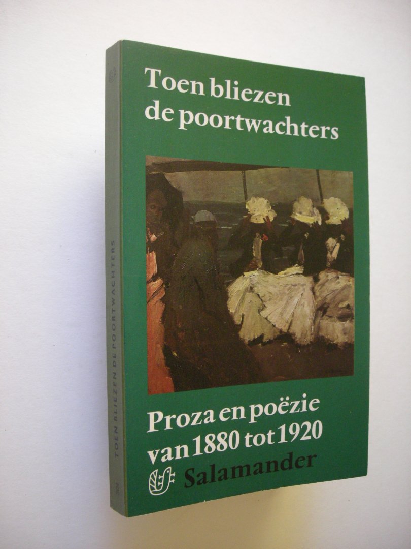 Straten, Hans van / omslag G.H.Breitner Aan boord - Toen bliezen de poortwachters. Proza en Poezie van 1880 tot 1920 deel IV