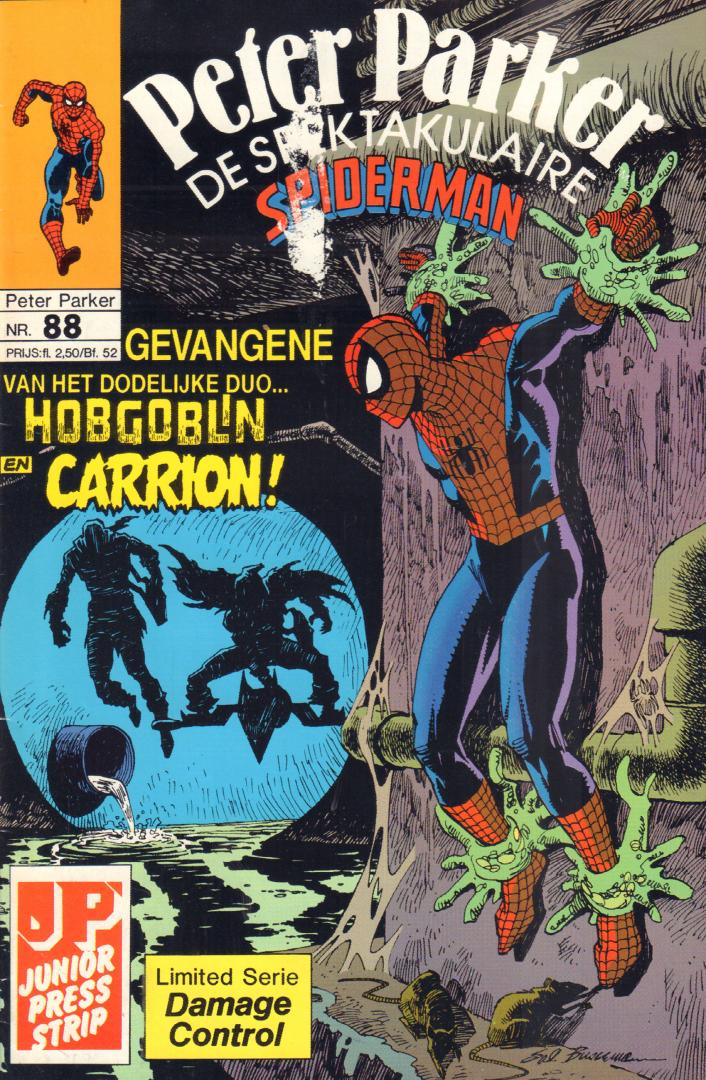 Junior Press - Peter Parker, de Spektakulaire Spiderman nr. 088, Limited Serie : Damage Control, geniete softcover, zeer goede staat