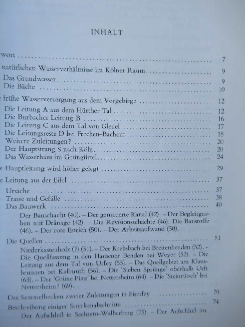 Haberey, Waldemar - Die Romischen Wasserleitungen nach Koln