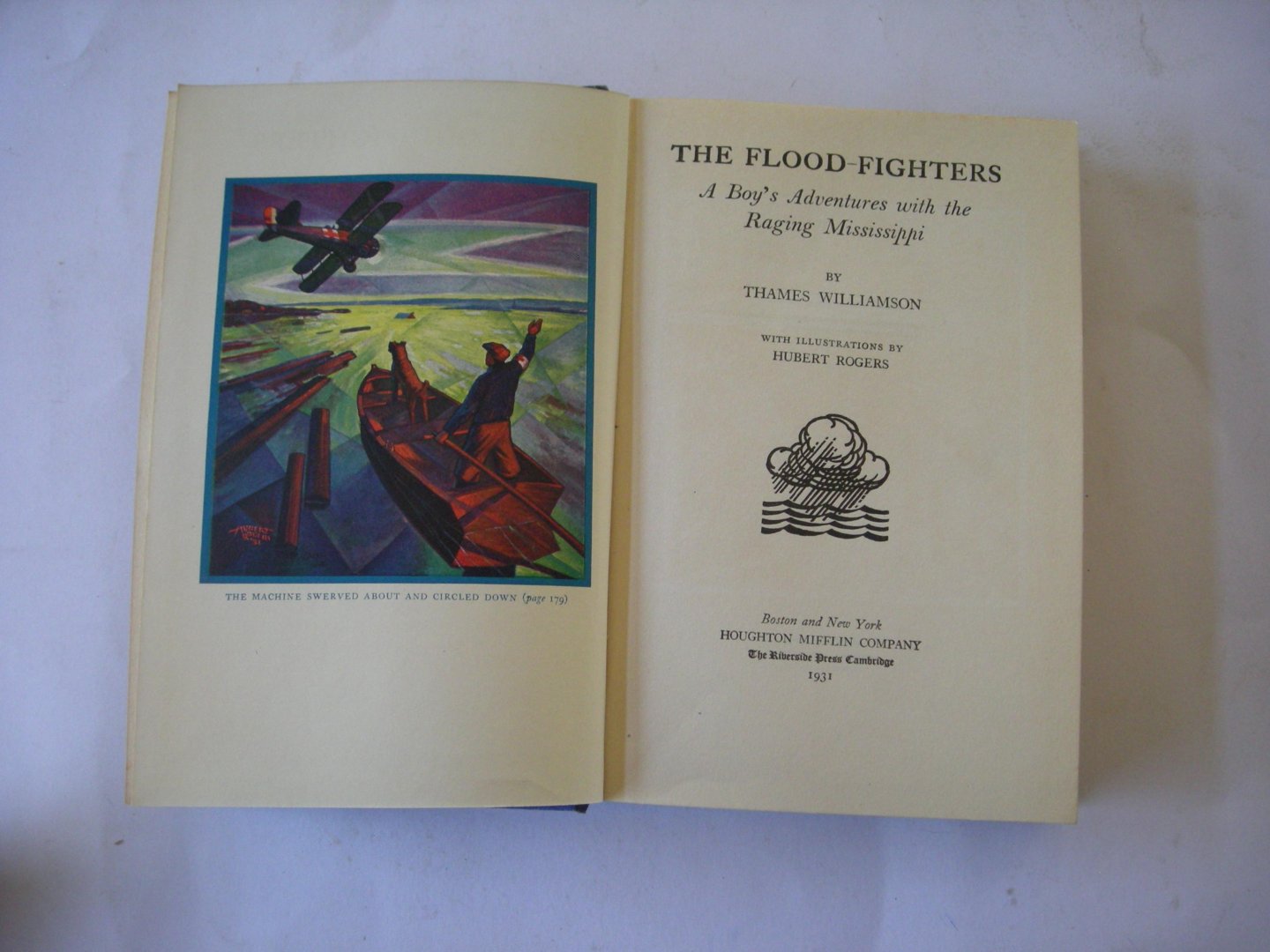 Williamson, Thames / Rogers, Hubert, ill. - The Flood-Fighters. A Boy's Adventures with the Raging Mississippi