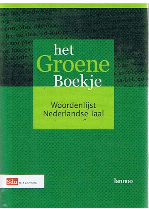 Permentier, Ludo (leidraad) - Het Groene Boekje - Woordenlijst Nederlandse taal