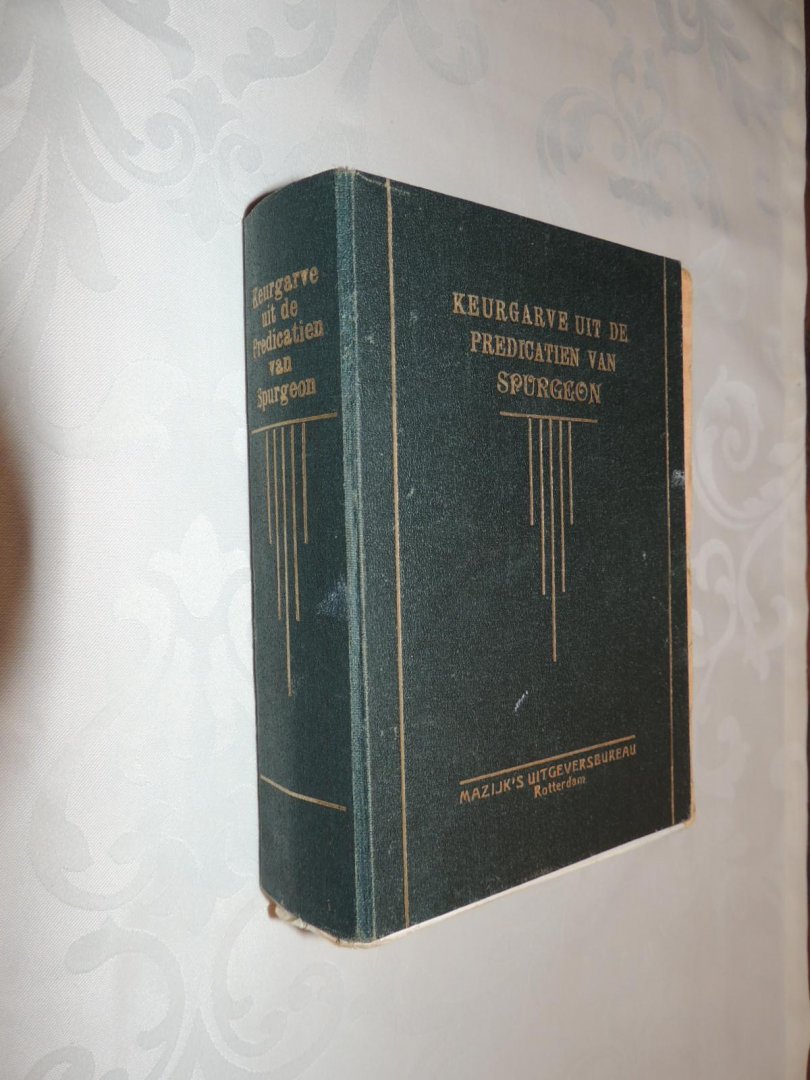 Spurgeon C H - Keurgarve uit de predicatien van Spurgeon - Spurgeon bibliotheek 1 - 26