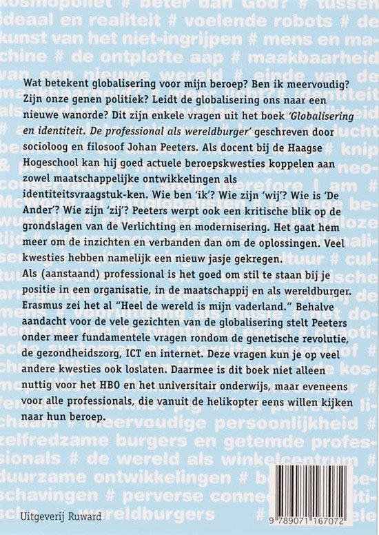  - Globalisering en identiteit / de professional als wereldburger