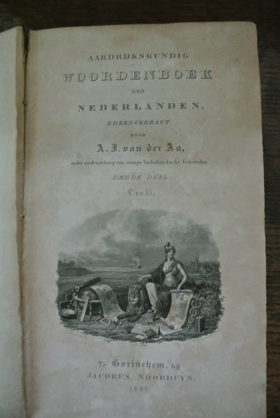 Aa, A.J. van der - AARDRIJKSKUNDIG WOORDENBOEK DER NEDERLANDEN