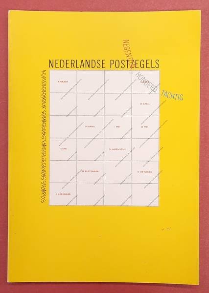 PTT. & BEEKE, ANTHON & K. SCHIPPERS. - Nederlandse postzegels. 1980.  Achtergronden, Vormgeving, Emissiegegevens  + Een essay van K. Schippers en Anthon Beeke