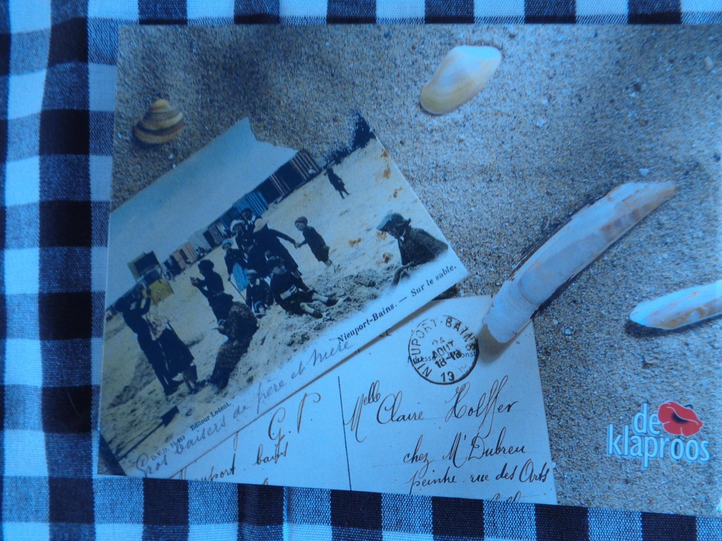 jules -bertha callenaere-dehouck-siegfried debaeke-ghislain dutrieue - nieuwpoort graag gezien -de oudste prentkaarten