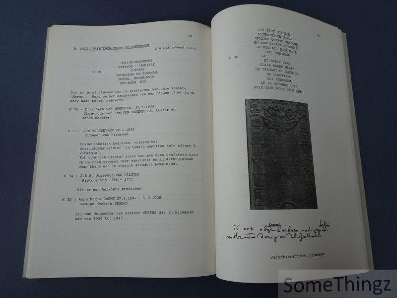 N/A. - Walter Van Looy (voorw.) - Oude gebruiken rond sterven en begraven. [Rijmenam.]