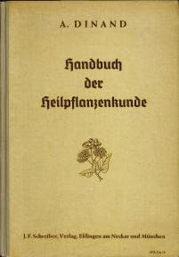 DINAND, AUG. PAUL - Handbuch der Heilplanzenstunde