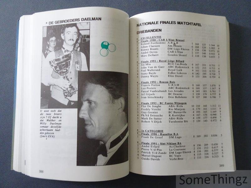 Rob van der Steen. - Internationaal biljartjaarboek 1993. Biljart jaarboek 93 international.