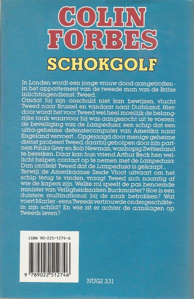 Forbes, Colin .. Vertaling : Auke Leistra - De schokgolf