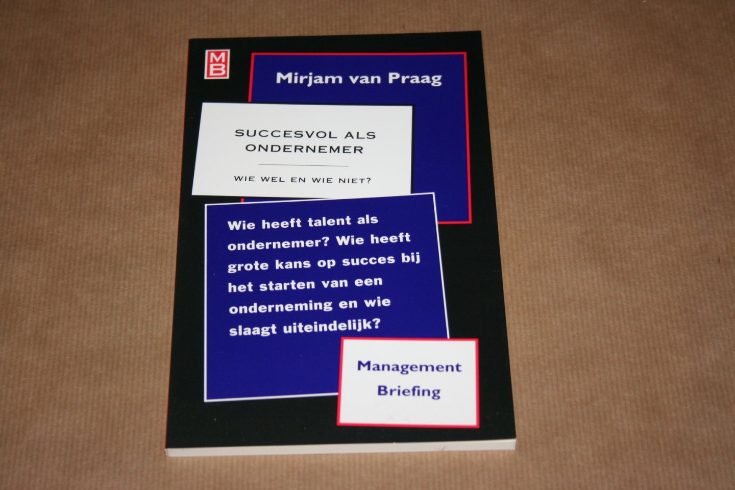 Mirjam van Praag - Succesvol als ondernemer  (Management Briefing)