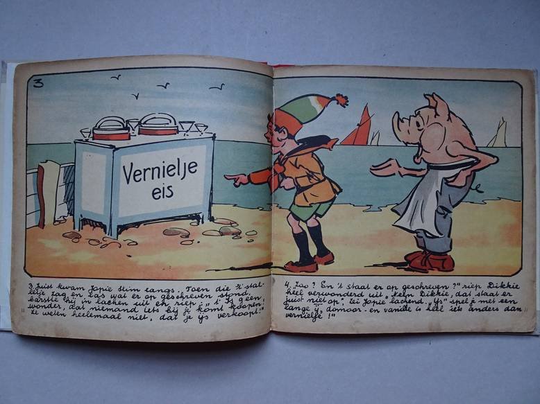  - De wonderlijke avonturen van Jopie Slim en Dikkie Bigmans aan het strand.