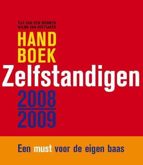 W. Van Hoeflaken - Handboek Zelfstandigen 2008/2009
