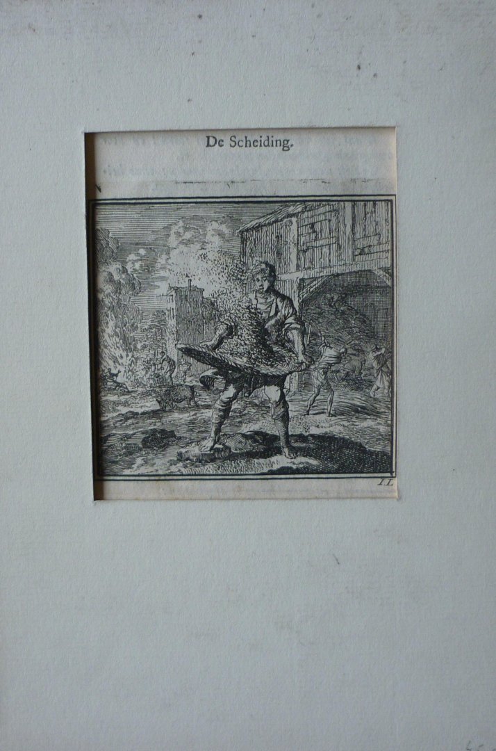 Luyken, Jan - De Scheiding. Originele gravure.